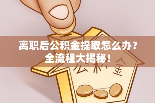 三江离职后公积金提取怎么办？全流程大揭秘！