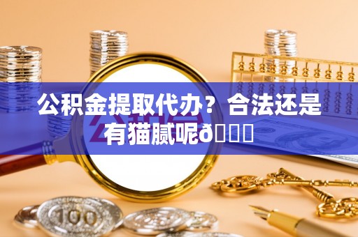 三江公积金提取代办？合法还是有猫腻呢😏